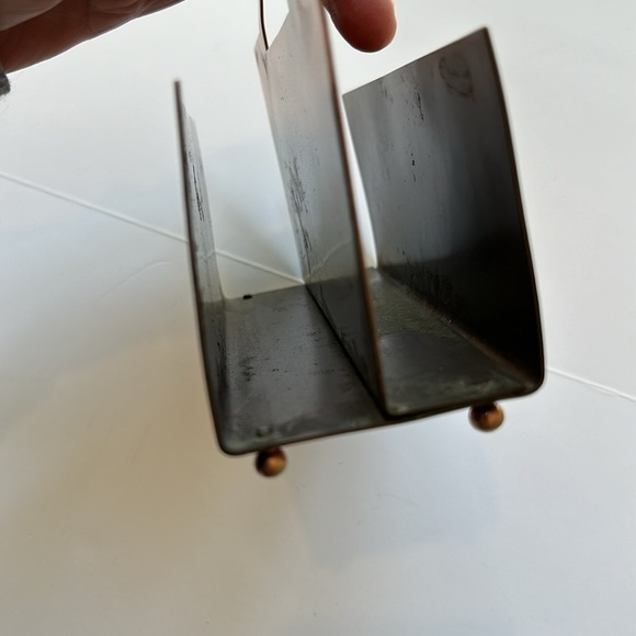 Heintz Art Metal Studio Vintage Bronze Letter Document Holder - Picture 9 of 13